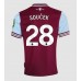 Maillot de foot West Ham United Tomas Soucek #28 Domicile vêtements 2024-25 Manches Courtes